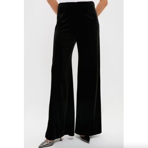 Tuckernuck Black Velvet Deja Pant Wide Leg Women’s Size Large